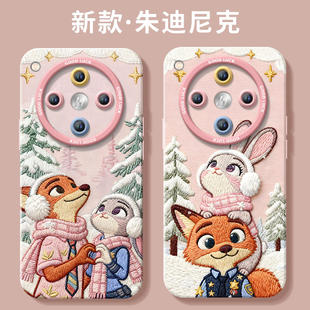 疯狂动物城适用oppofindx8s手机壳新款findx7套findx8ultra液态硅胶findx8s+镜头保护oppo高级findx8pro防摔