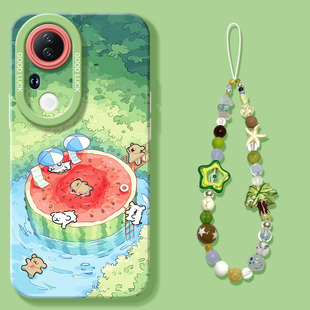 西瓜小狗适用适用vivos30手机保护壳s20pro新款 s18液态s19矽胶s17保护vivo镜头s16e套vivi全包s15高级s30prom