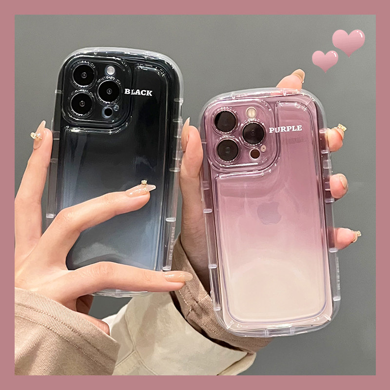 渐变ins风适用苹果14promax手机壳iPhone15Pro新款13por透明14plus气囊8套12软11pr0全包女xr男6s/7高级ip15属于什么档次？