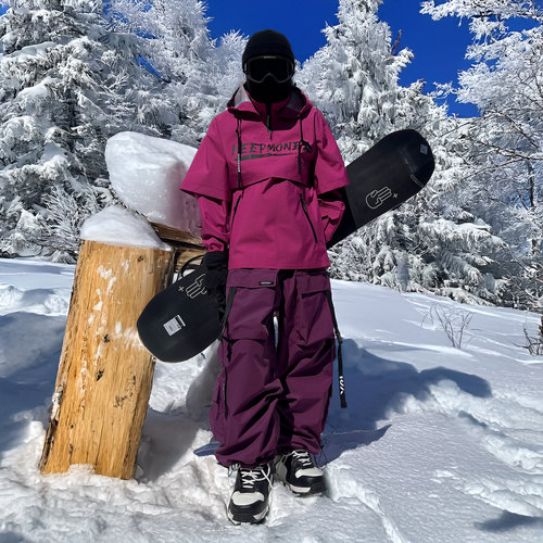 多巴胺彩色雪服立体3D剪裁