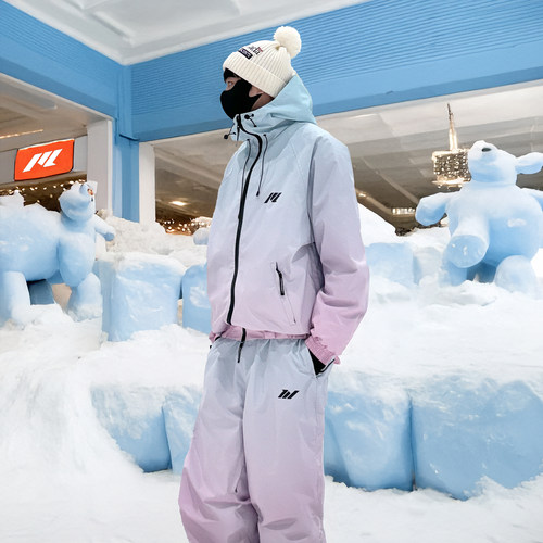 oversize宽松单板滑雪服KM