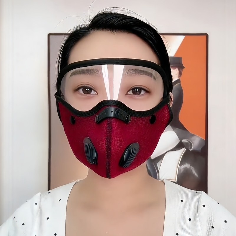 骑行面罩全脸防晒防护口罩防尘防风沙防紫外线护脸打农药防护罩镜