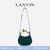 优雅斜挎包牛皮革手提单肩包CAT LANVIN浪凡 女士法式 HOBO小猫包