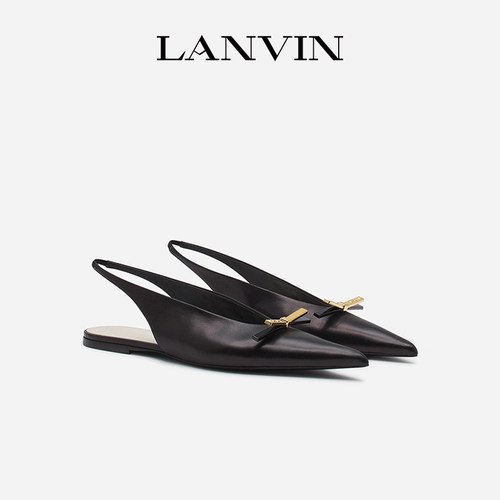 LANVIN浪凡女士羊皮革平跟凉鞋