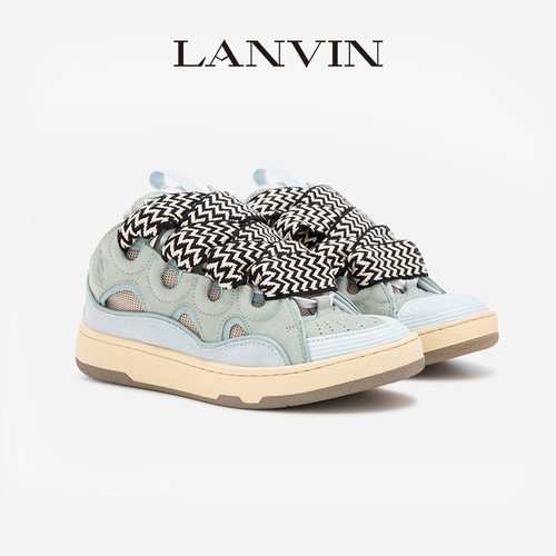 LANVIN浪凡情侣款复古运动面包鞋