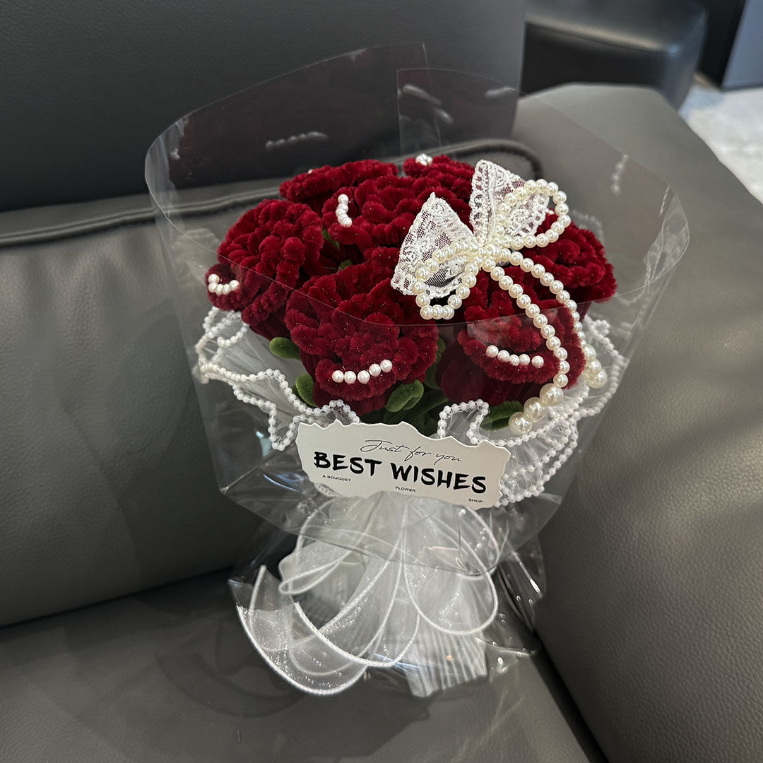 成品花束扭扭棒手工玫瑰女孩闺蜜生日礼物送女友情人节毕业拍照