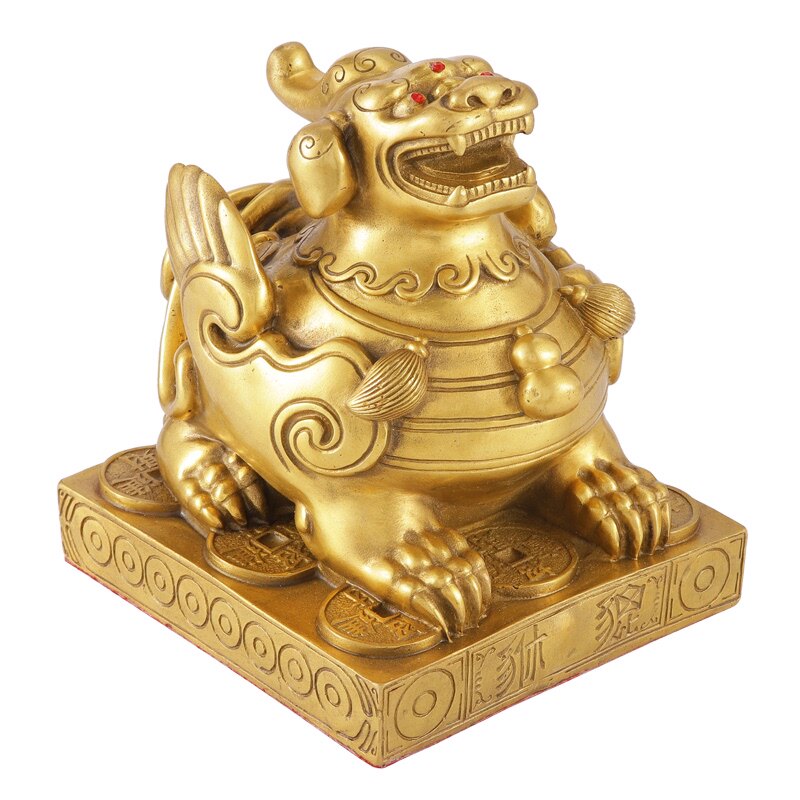 铜貔貅摆件一对纯铜貔恘皮丘貔犰家用客厅店铺办公室开业礼品装饰