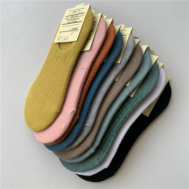 网孔柔软高弹抗菌休闲时尚短袜