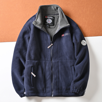 出口挪威立领抓绒衣外套