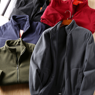 日单基础款！ 性价比牛货！秋冬男士摇粒绒休闲卫衣夹克外套潮