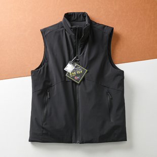 男士 冬季 立领抗寒保暖蓬松羽绒服马甲背心潮 白鸭绒 户外飞禽牛货