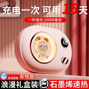 暖手宝充电二合一迷你小随身携带自发热手握式 2024新款 学生儿童礼物便携可爱女生冬天usb电暖宝宝神器萌宠蛋