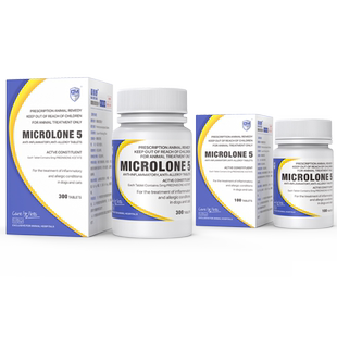 迈微舒迈维舒5mg醋酸泼尼松龙片猫狗过敏发炎咳 喘关节神疼痛溶血