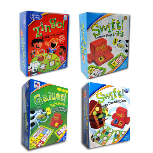 提高专注力 ZINGO SWIFT 眼明手快外国宝宝记单词玩具儿童益智