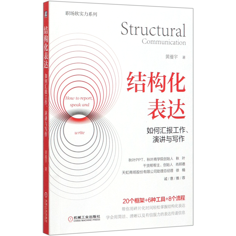 新华书店正版结构化表达(如何汇报工作演讲与写作)/职场软实力系列