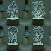 第五人格周边小夜灯小女孩记者拉拉队员手办玩偶桌面摆件生日礼物