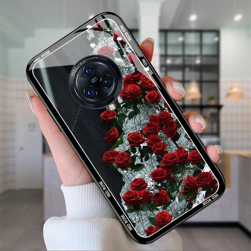 钢化玻璃背面★硅胶软边不伤机★送全屏膜