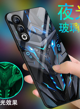 黑色战士适用于oppok12手机壳男k11新款k10pro炫酷k9s夜光玻璃K11X全包k7x防摔k5高级K3硅胶k1潮K10活力版套