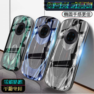 适用华为mate30手机壳mate20新款Mate30pro跑车30EPro炫酷全包椭圆钢化玻璃套潮男防摔小众高级创意硅胶外壳