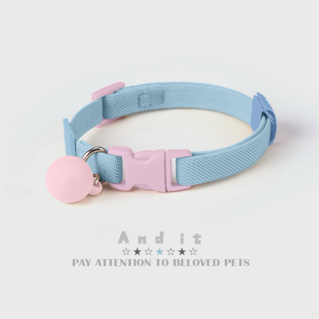 宠物项圈猫咪狗狗脖圈颈圈泰迪犬用品格子休闲彩色织布弹力狗项圈