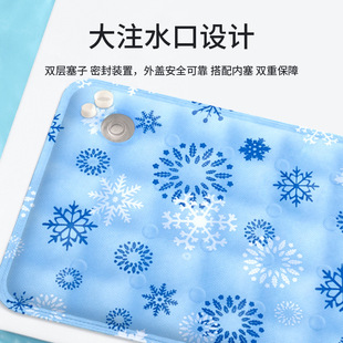 宠物降温冰垫注水款 夏季 凉席冰晶粉猫咪狗狗用耐抓降温地垫冰凉窝