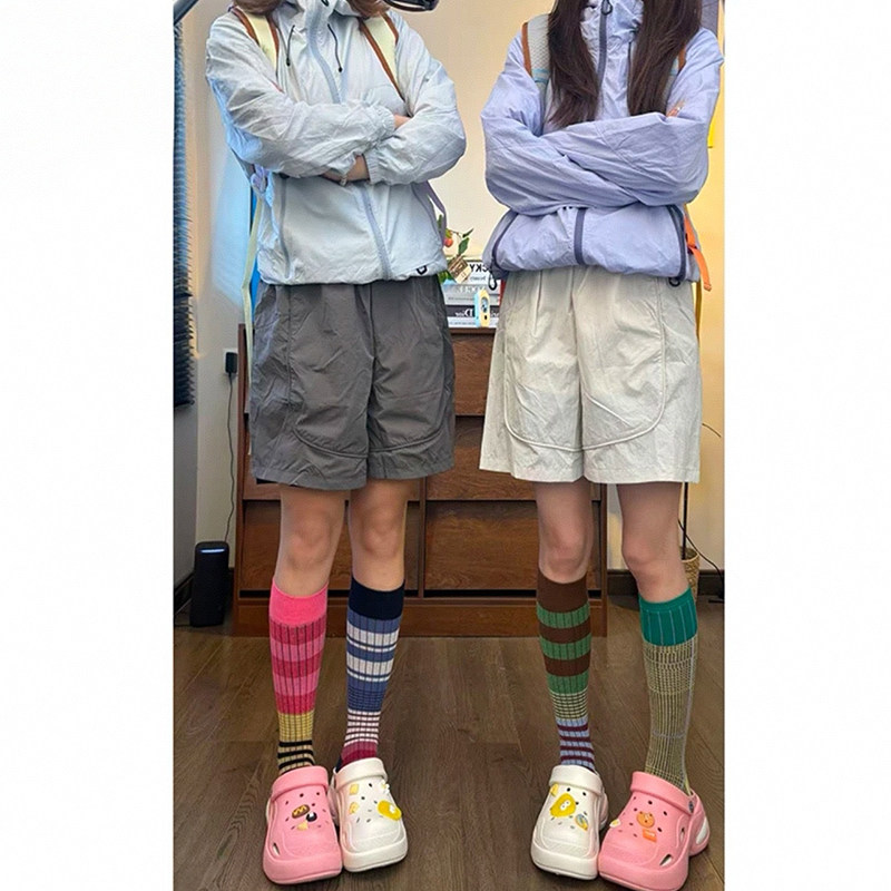 山系户外速干短裤女夏薄款休闲爬山工装徒步登山运动透气五分中裤
