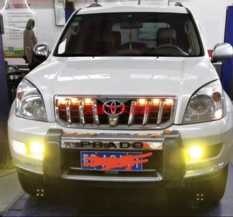 适用于丰田霸道LC120前杠雾灯高亮LED射灯前角灯边灯夜间照明大灯