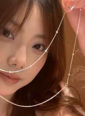 韩版简约项链时尚个性简约手工蛇骨链间锁骨百搭高级感适合通勤