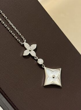 Vintage新款爆款百搭古著奢华爆闪气质锁骨项链送女友