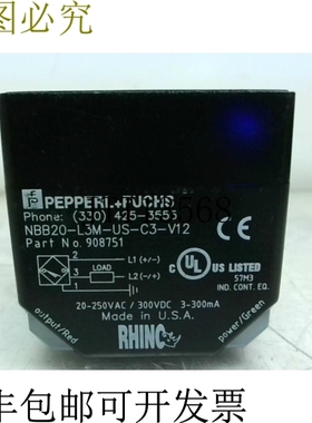 原装供应NBB20-L3M-US-C3-V12 传感器近 908751 -