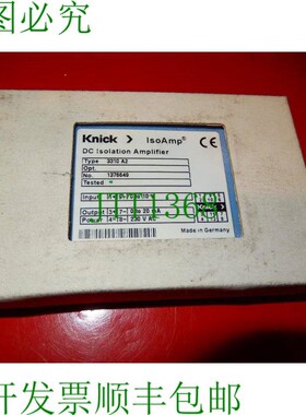 原装供应Knick IsoAmp,3310 A2,0 至 10V,0 至 20mA