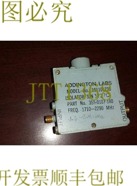 原装供应Addington Labs 101101235 微波炉隔离器