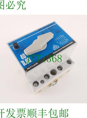 原装供应Schupa NPFI 40/0.03 SK 40A 0.03A 剩余电流支架 4 针 F