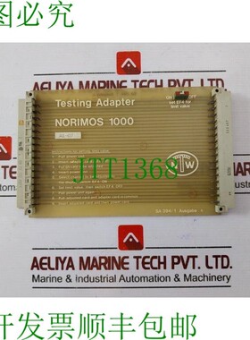 原装供应NORIS TACHO SA 394/1 测试适配器 Norimos 1000 A1-07