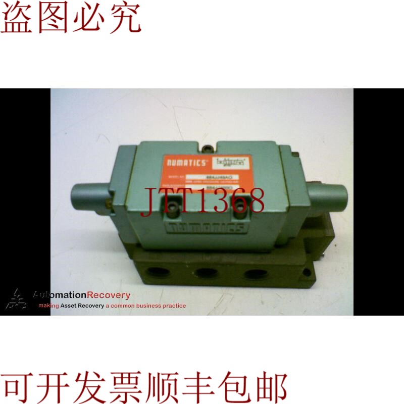 原装供应NUMATICS 554J43AO 气动气门带底座手动 157004