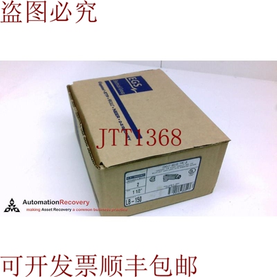 原装供应OZ/DNEY LB-150 CONDUIT 成型，尺寸：1-1/2 英寸，LB 型
