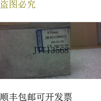 原装供应Ferraz Shawmut 598.0507 50A Linder 保险丝 -