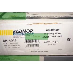 Nuevo Radnor 64001506 Alambre De Soldadura De Aluminio 16 磅