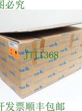 原装供应KSB ETABLOC F ETBF125-100-200 GGXAV07D301104 11kW 17