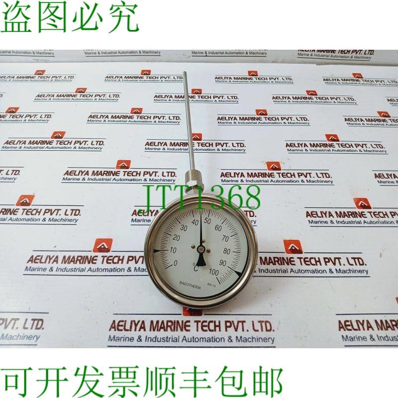 原装供应Badotherm TE 18 温度计 100 毫米直径 6 X 24 0-100°C