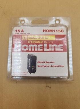 Square D Homeline HOM115 15 安培 1 杆 120 伏断路器