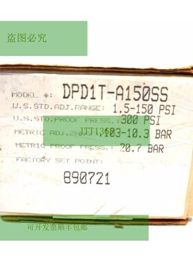 BARKSDALE DPD1T-A150SS 压力开关 DPD1TA150SS