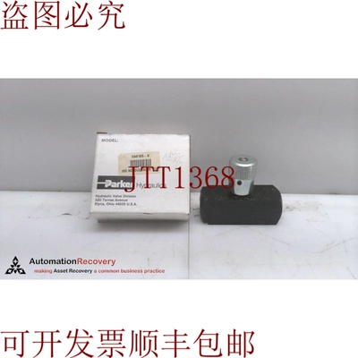 原装供应PARKER HYDRAULICS 6N818S-V ISO 针阀，300576
