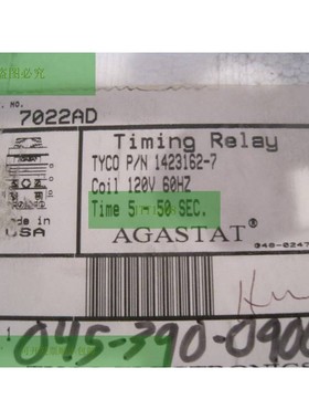 新 AGASTAT 1423162-7 Retardo Relé 14231627