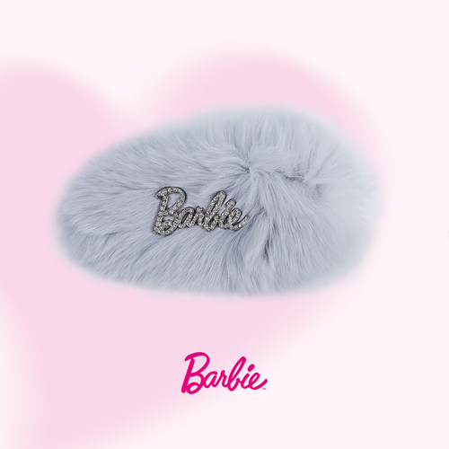 发饰发卡女獭兔毛毛绒侧边夹头饰