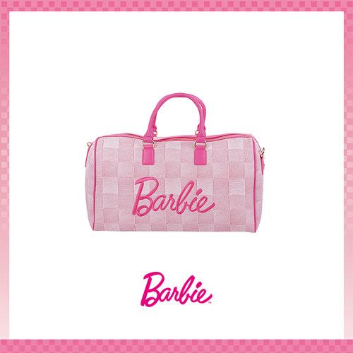 Barbie手提包刺绣大容量斜挎包