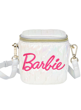 Barbie芭比官方正品包包女单肩包水桶包轻奢斜挎链条小包女生学生