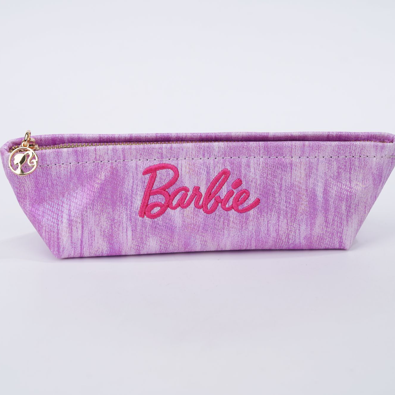 【Barbie芭比官方正品】炫彩笔袋学生收纳包女生简约文具盒化妆包