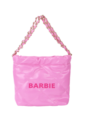 Barbie芭比官方正品小香风垃圾包包腋下包粉高级感单肩包女斜挎包