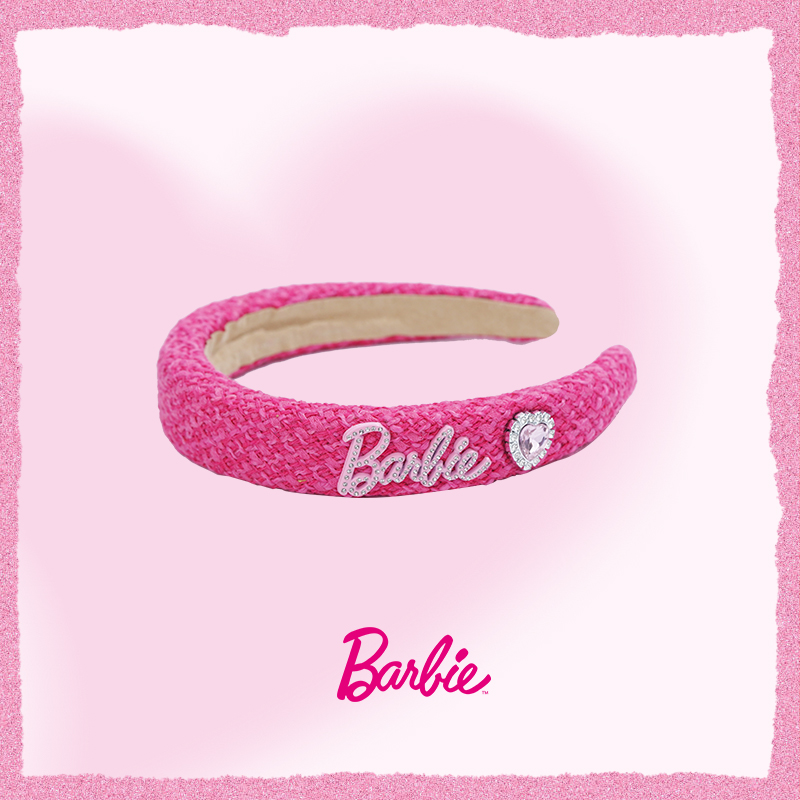 新品【Barbie芭比官方正品】小香风发箍头饰女高颅顶发箍显脸小